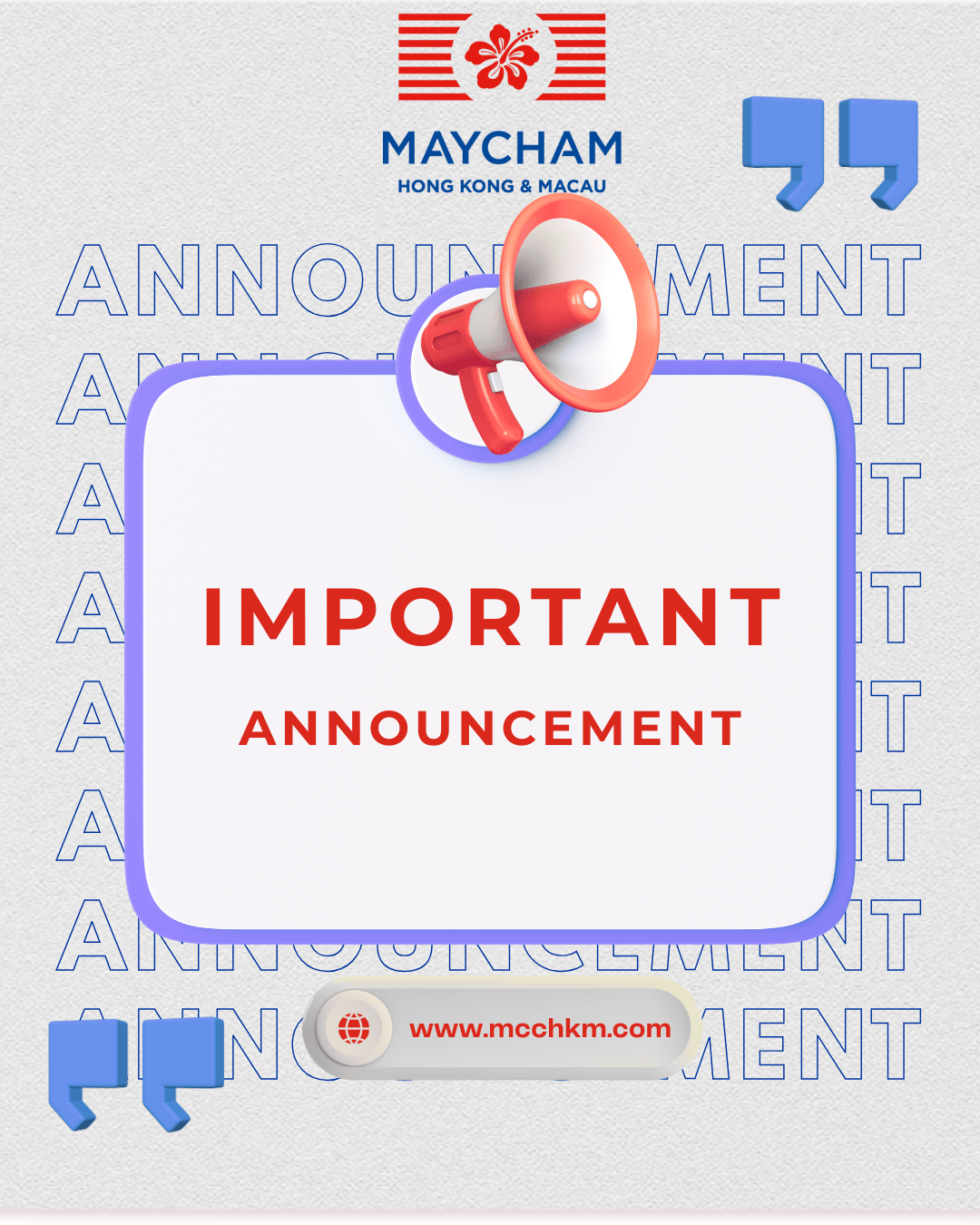 Announcement